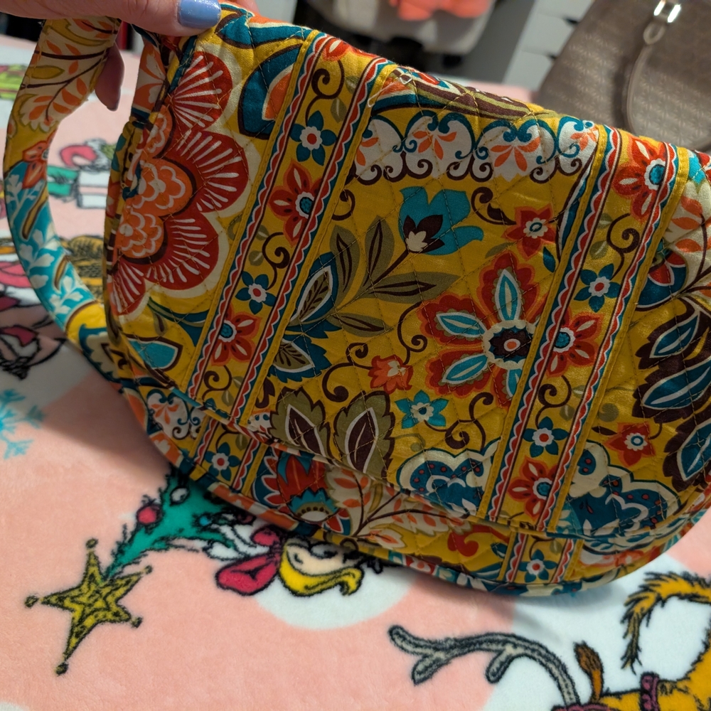 Vera Bradley Floral Quilted Shoulder Bag